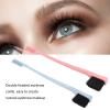 2 Pack Eyebrow Brush Wheatgrass Unique Dual Head Makeup Eyelash Eyebrow Brush Grooming Tool Portable Spool Brush Eyelash Extension(Red+Blue) view 2