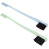 2 Pack Eyebrow Brush Wheatgrass Unique Dual Head Makeup Eyelash Eyebrow Brush Grooming Tool Portable Spool Brush Eyelash Extension(Blue+Green) view 1