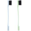 2 Pack Eyebrow Brush Wheatgrass Unique Dual Head Makeup Eyelash Eyebrow Brush Grooming Tool Portable Spool Brush Eyelash Extension(Blue+Green) view 3