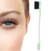 2 Pack Eyebrow Brush Wheatgrass Unique Dual Head Makeup Eyelash Eyebrow Brush Grooming Tool Portable Spool Brush Eyelash Extension(Blue+Green) view 4