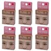 XIAOYU 10M Pre-Inked Mapping String, Eyebrow Tattoo Mapping Thread for Symmetrical Eyebrow Marking Tattoo Markers, Pack of 6, Red Ink view 1