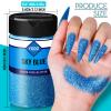 Blue Glitter, YGDZ Blue Fine Glitter, Body Glitter 140G /4.93OZ, Glitter for Crafts, Festival Glitter, Nail Glitter, Craft Glitter for Resin Arts Tumbler, Christmas Decor view 4
