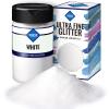 YGDZ White Glitter - Fine, Clear, Extra Fine - 140G (4.93OZ) Snow Glitter for Crafts, Resin Arts & Festivals view 1