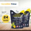 FOOT CURE Citrus Detox Foot Soak With Epsom Salts for Foot Callus, Immune Boost, Damaged Toenail, Athletes Foot, Pedicure and Soothes Tired Aching Feet - 16 oz (Pack of 2) view 3