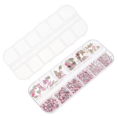 Beavorty Flatback Iridescent Nail Gems for Nail Art Special-shaped Manicure Diamonds for Creative Decoration for Professionals and Beginners