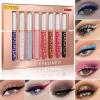 Fujiuia 8 Colors Liquid Eyeliner Pencil Set Glitter Shimmer Pearl Quick-Drying Long Lasting Non Smudging Eyeliner Combination Eye Liners & Shadows view 2