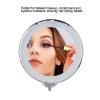Magnifying Mirror with Light, 8 Inch Suction Cup Makeup Mirror with LED White Light 10X Magnify Suction Cup Cosmetic Mirrors Flexible Mirrors for Bathroom Shaving Travel Vanity view 3