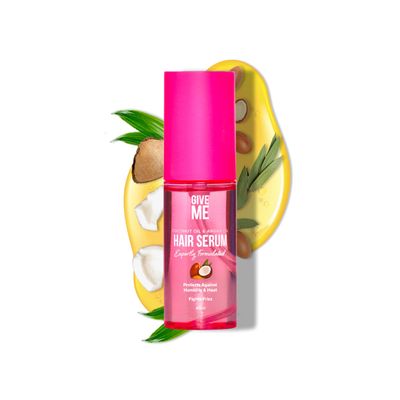 Give Me Cosmetics Hair Serum, Frizz Tamer, Seals in Moisture to Smooth, Tame & Protect, Enriched with Coconut and Argan Oil