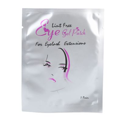 Sonew 50pcs Eyelash Pads, Gel Lash Pads Under Eye Hydrogel Eye Pads for Eyelash Design, Individual Packing Eyelash Patch for Woman Beauty