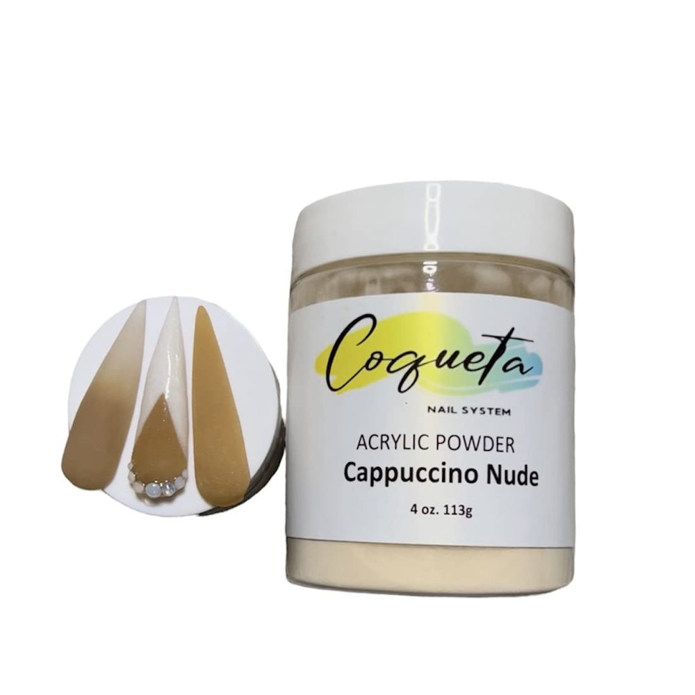 Acrylic Nail Powder of Coqueta Nail System (Cappuccino Nude)