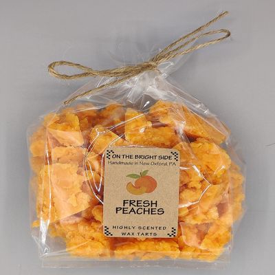 On The Bright Side Scented Fresh Peaches Wax Tart Crumbles, 8 Ounce