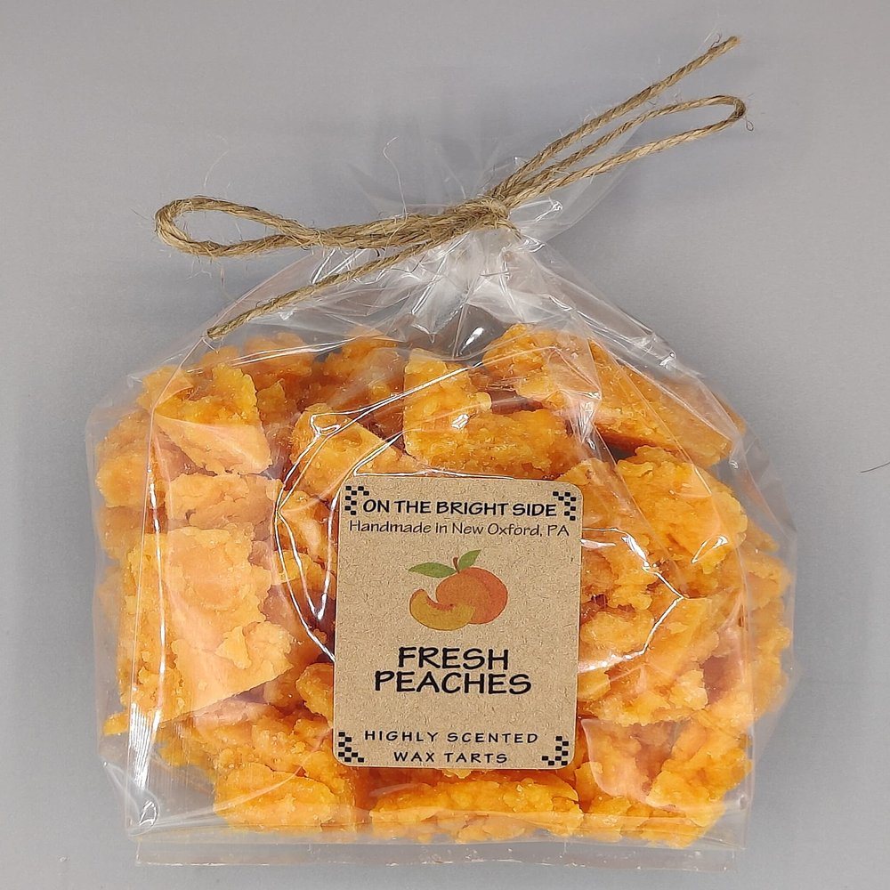 On The Bright Side Scented Fresh Peaches Wax Tart Crumbles, 8 Ounce