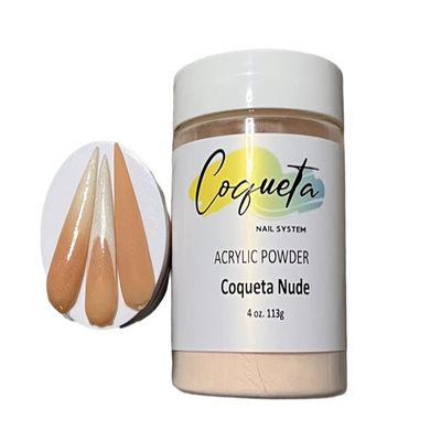 Acrylic Nail Powder of Coqueta Nail System (Coqueta Nude) 2 Ounce