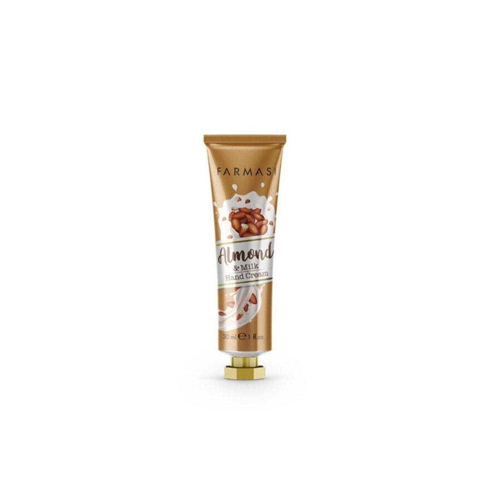 FARMASi Shea Butter Hand Cream, Deep Moisturizing Hand Cream for Women and Man, Silky Softness, Hydrating, All Skin Type, Travel Size, 1 fl.oz. / 30 ml (Almond & Milk)