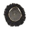 Afro Mens Toupee Full Swiss Lace Kinky Curly Toupee For Black Men African American Men All Lace Afro Wavy Male Prothesis Hair Replacement Systems 100% Brazilian Human Hair Man Balding Hairpieces (12MM AFRO WAVE, 1B# OFF BLACK) view 4