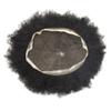 Afro Mens Toupee Full Swiss Lace Kinky Curly Toupee For Black Men African American Men All Lace Afro Wavy Male Prothesis Hair Replacement Systems 100% Brazilian Human Hair Man Balding Hairpieces(10MM AFRO WAVE, 1B# OFF BLACK) view 4