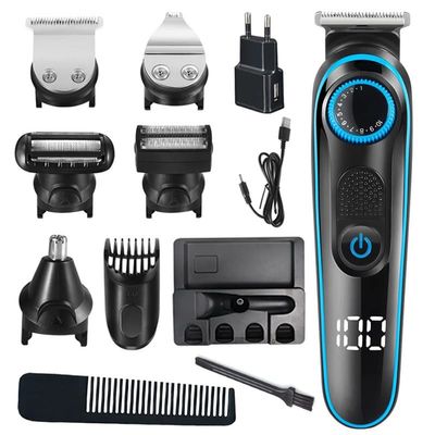 Hair Clipper Trimmer, 5in1 facial grooming set hair trimmer electric shaver hair clipper eyebrow nose ear trimer beard stubble trimmer body groomer kit