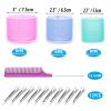 3'' Extra Large Hair Rollers Set for Long Hair, Jumbo Self-Grip VelcroRollers for Salon-Volume & Big Curls, 31 PCS with 3 Sizes (3"/2.5"/2"), Includes Clips & Comb, Travel Pack view 3