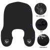 Segbeauty Hair Cutting Collar, Larger & Longer Silicone Barber Haircut Neck Wrap Collar, Professional Salon Hair Dye Pad Guide for Stylist Hairdressing Hair Coloring & Perming Protecting Clothes Black view 4