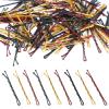 150 Pcs 3 Color in Box Hair Pins for Women - 2.4'' Large Bobby Pins for Hair - Happi Mangala Black Brown Blonde Hairpin view 1