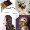150 Pcs 3 Color in Box Hair Pins for Women - 2.4'' Large Bobby Pins for Hair - Happi Mangala Black Brown Blonde Hairpin view 2