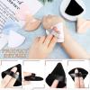 Suclain 48 Pcs Velour Triangle Powder Puff Soft Velour Makeup Puff for Face Powder Makeup Triangle Sponges for Wet and Dry Cosmetic Foundation Loose Mineral Body Tool(Bright Color) view 4