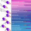 25Pcs Nail Drill Bits Set with Holder, 3/32 Inch Ceramic Tungsten Carbide Diamond Nail Drill Bit Cuticle Efile Remover for Home Salon Manicure Pedicure Acrylic Gel Polish view 2