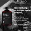 The Goodfellas' smile, AMBER FOUGERE (Lavender & Sandalwood), Luxury 3 in 1 Body Wash And Hair Shampoo for Men, 17 Fluid Oz. - Made in Italy view 2