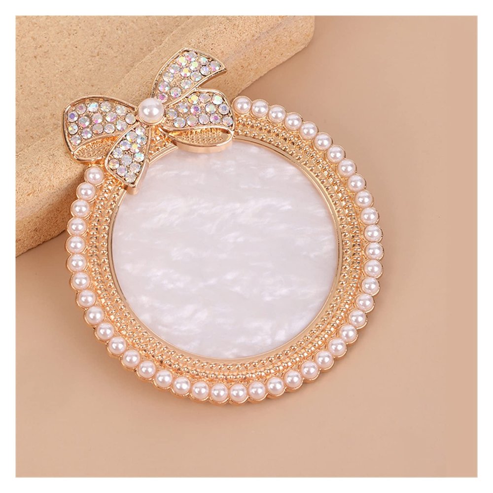 ZZSRJ Nail Makeup Palette Palette Resin Nail Stand Display Art Palette Palette (Color : Gold, Size : One)