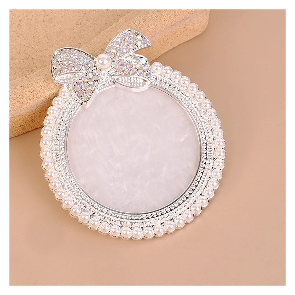 ZZSRJ Nail Makeup Palette Palette Resin Nail Stand Display Art Palette Palette (Color : Silver, Size : One)