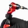 Rotary Tattoo Machine Professional Drive Tattoo Machine Swiss Motor Tattoo Gun with Stroke Caps 2.8 3.4mm 4 mm for Lining Shading,Red view 3