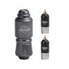 Mini Rocket Tattoo Machine Set 2Pcs Tattoo Power Supply RCA Interface Rotary Tattoo Pen Kit Makeup Eyebrows Lips Tattoo Gun,Grey set 2 view 1