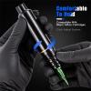 Rotary Tattoo Gun Machine Pen RCA/DC Interface Professional Permanent Makeup Eyebrows Lips Tattoo Pen for Tattoo Artist Body,Red view 3