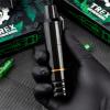 Rotary Tattoo Gun Machine Pen RCA/DC Interface Professional Permanent Makeup Eyebrows Lips Tattoo Pen for Tattoo Artist Body,Silver view 4