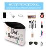 GJTIM Skin Therapist Gift Skin Specialist Gift Skin Care Technician Esthetician Makeup Zipper Pouch Therapist Appreciation Gift for Dermatologist (Skin Therapist Bag) view 3