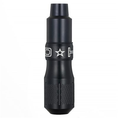 Rotary Tattoo Pen Quiet Tattoo Gun Machine Supply With LED Light Permanent Makeup Eyeliner for Tattoo Body Liner Shader Tattoo Machine,Black