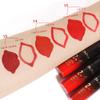 evpct 3Pcs Ruby Bright Dark Deep Red Lip Stain Lipstick with Lip Liner, Burgundy Red Matte Lip Liner and Liquid Lipstick Set for Women Long Lasting Waterproof 24, 24 Hours Lip Sitck Paint view 3
