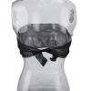 50pcs Disposable Bra, Spa Bandeau Bras for Spa Beauty Salon Portable Comfortable Soft Breathable Top Brassieres for Spray Tanning Shoulder Loop Bras Push Up Bra Black view 2