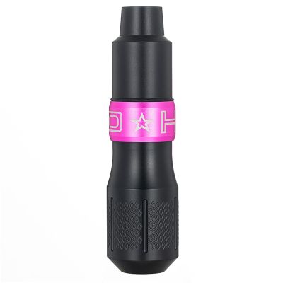 Rotary Tattoo Pen Quiet Tattoo Gun Machine Supply With LED Light Permanent Makeup Eyeliner for Tattoo Body Liner Shader Tattoo Machine,Pink