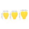 12pcs Makeup Brush Covers, Silicone Makeup Brush Covers Heart Shape Brush Organizer Case for Makeup Storage and Protect Makeup Bag Reusable Travel Brush Storage Holder view 3