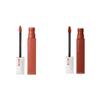 MAYBELLINE Super Stay Matte Ink Liquid Lipstick Makeup, Long Lasting High Impact Color, Up to 16H Wear, Ground-Breaker Maple Leaf Red and Amazonian Nude Brown, 1 Count Each view 1