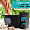 Mantello Energy Boost Foot Soak - Soothing Salts for Soft Feet - Epsom Salt Foot Soak with Essential Oils, 1 lb. Bag view 2