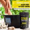Mantello Citrus Detox Foot Soak - Foot Soaker for Foot Soaking Tub - Foot Soaking Salts to Soften Feet - Epsom Salt Foot Soak with Essential Oils - Pedicure Foot Soak with Lemon Oil, 1 lb. Bag view 2