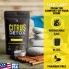 Mantello Citrus Detox Foot Soak - Foot Soaker for Foot Soaking Tub - Foot Soaking Salts to Soften Feet - Epsom Salt Foot Soak with Essential Oils - Pedicure Foot Soak with Lemon Oil, 1 lb. Bag view 4