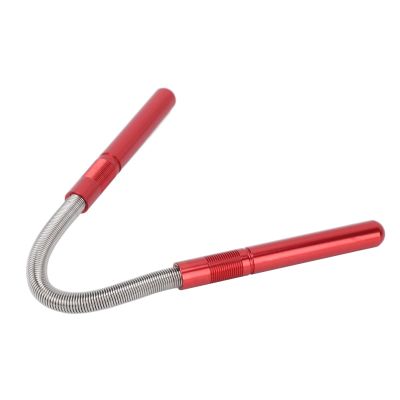 Hair Remover Stainless Steel Hair Removal Spring Women Portable Manual Hair Removal Tool Spring Threading Epilator for Upper Lip Chin Cheeks(Red)