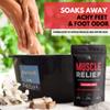 Mantello Muscle Relief Foot Soaking Salts - Foot Soaker for Use with a Foot Soaking Tub - Epsom Salts for Soaking Feet to Soften and Soothe Feet - Pedicure Foot Soak with Essential Oils, 1 lb. Bag view 2