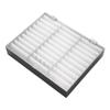Nail Tip Box, Nail Art Decoration Container Empty Nail Tips Storage Box Fake Nail Display Case(Black) view 2