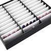 Nail Tip Box, Nail Art Decoration Container Empty Nail Tips Storage Box Fake Nail Display Case(Black) view 3