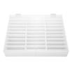 Nail Tip Box, Nail Art Decoration Container Empty Nail Tips Storage Box Fake Nail Display Case(White) view 2