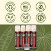 Earth's Daughter SPF Lip Balm 4-Pack Strawberry Flavor Stocking Stuffers - Lip Sunscreen, SPF 15, Organic Ingredients, Beeswax, Coconut Oil, Vitamin E - Hypoallergenic, Paraben Free, Gluten Free view 4